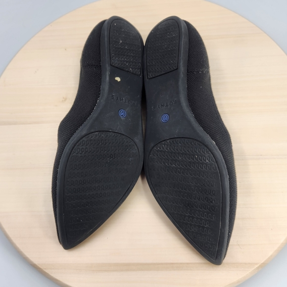Rothy's Womens The Point Black Pointed Toe Ballet Flats sz W8.5 - Picture 5 of 13